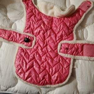 Pink dog coat